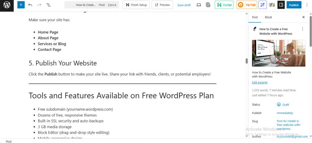Publish Your Website