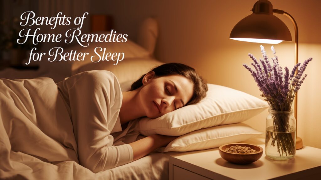 Benefits of Home Remedies for Better Sleep