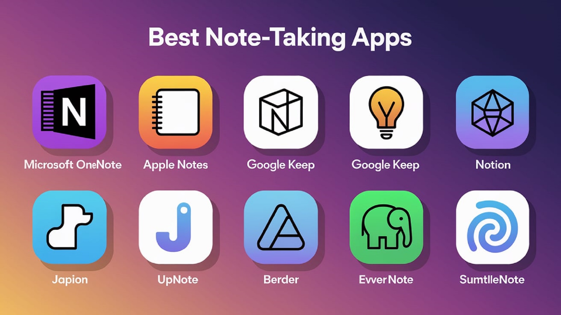 Best Note Taking Apps