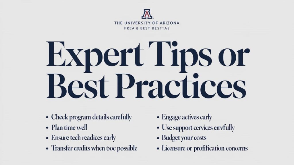 Expert Tips or Best Practices