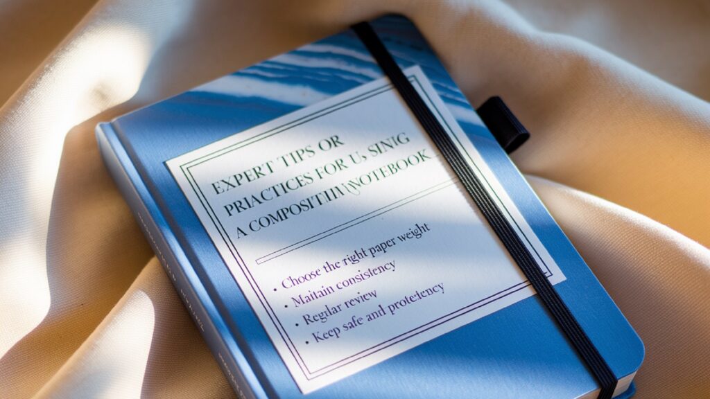 Expert Tips or Best Practices for Using a Composition Notebook
