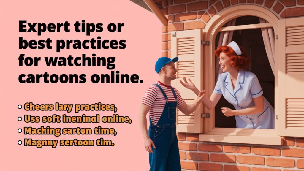 Expert Tips or Best Practices for Watching Cartoons Online